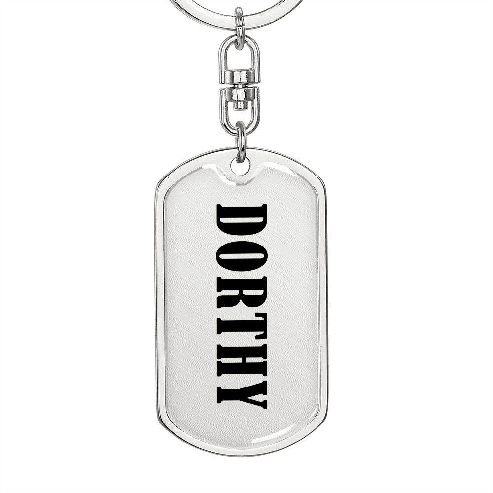 Dorthy v01 - Luxury Dog Tag Keychain