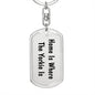 Yorkie's Home - Luxury Dog Tag Keychain