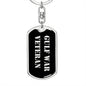 Gulf War Veteran v2 - Luxury Dog Tag Keychain