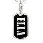 Ella v02 - Luxury Dog Tag Keychain