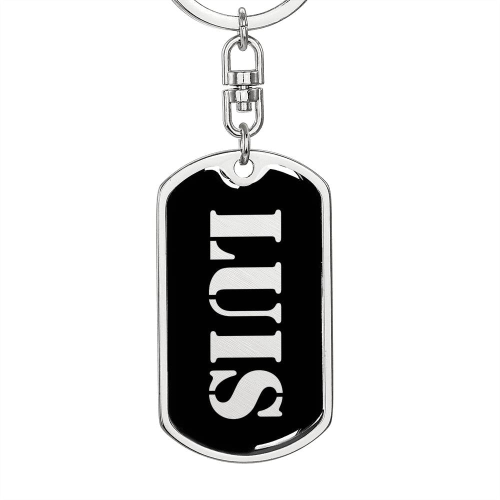 Luis v3 - Luxury Dog Tag Keychain