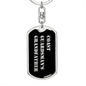 Coast Guardsman's Grandfather v2 - Luxury Dog Tag Keychain
