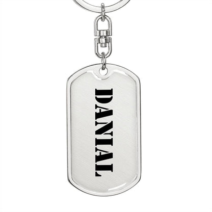 Danial - Luxury Dog Tag Keychain