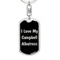 Love My Campbell Albatross v2 - Luxury Dog Tag Keychain