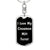 Love My Cinnamon Mitt Ferret v2 - Luxury Dog Tag Keychain