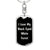 Love My Black Eyed White Ferret v2 - Luxury Dog Tag Keychain