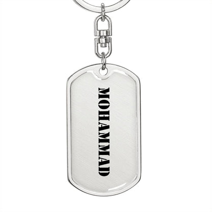 Mohammad - Luxury Dog Tag Keychain