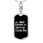 American Eskimo Dog v2 - Luxury Dog Tag Keychain