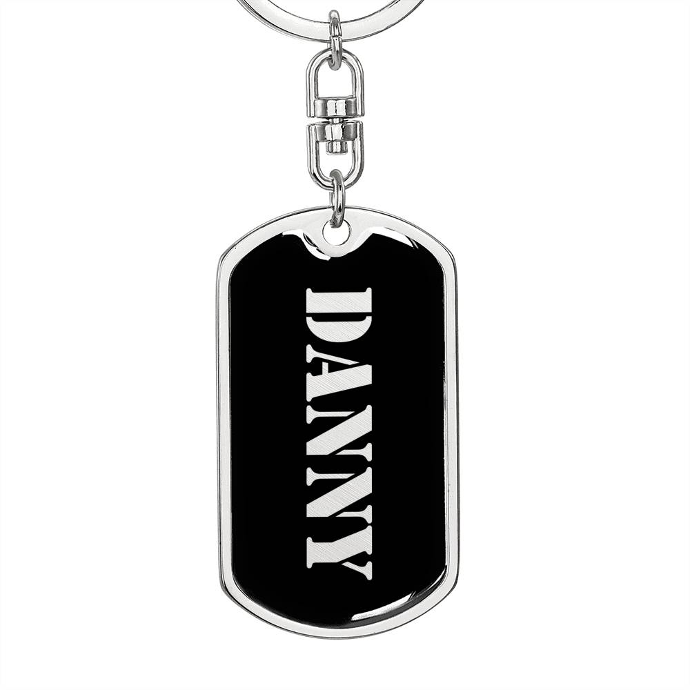 Danny v3 - Luxury Dog Tag Keychain