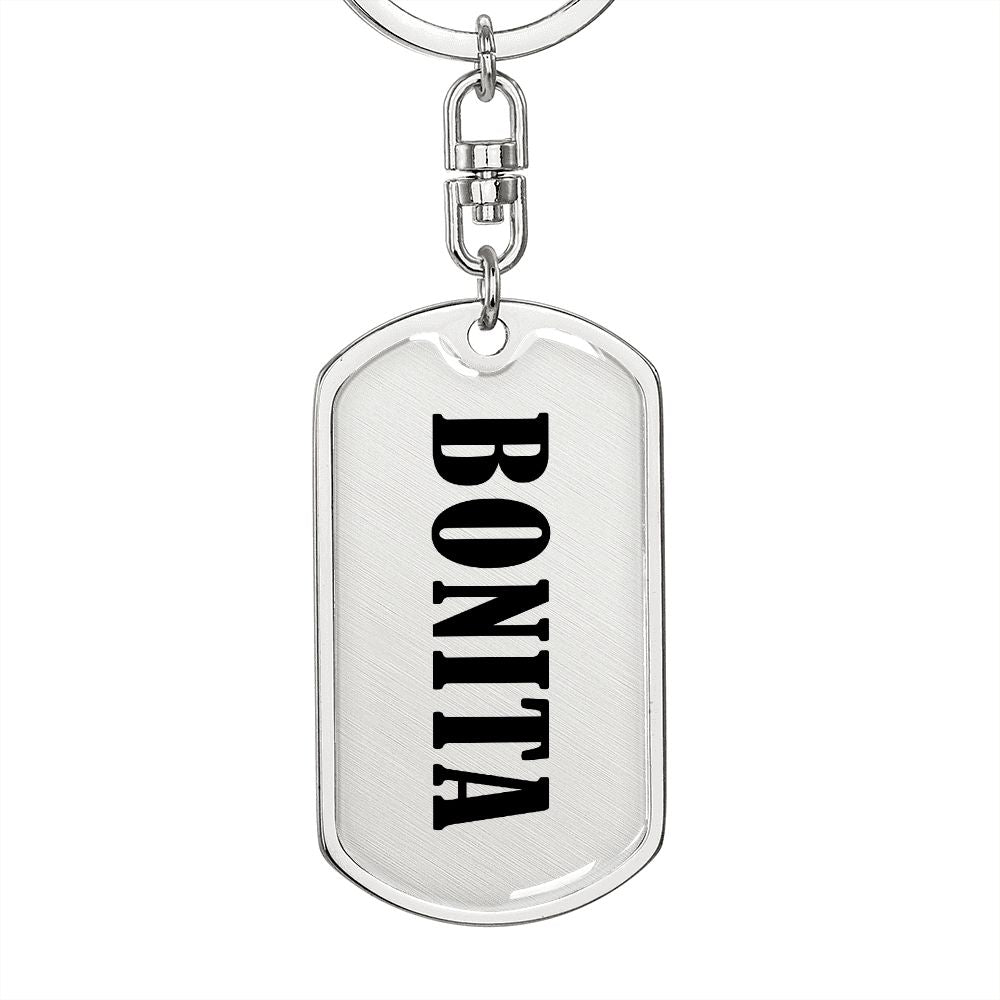 Bonita v01 - Luxury Dog Tag Keychain