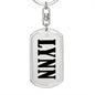Lynn v01 - Luxury Dog Tag Keychain