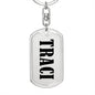 Traci v01 - Luxury Dog Tag Keychain