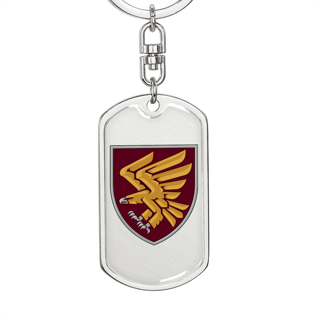 95th Air Assault Brigade (Ukraine) - Luxury Dog Tag Keychain
