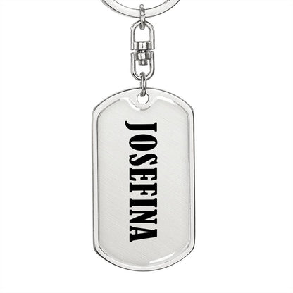 Josefina v01 - Luxury Dog Tag Keychain