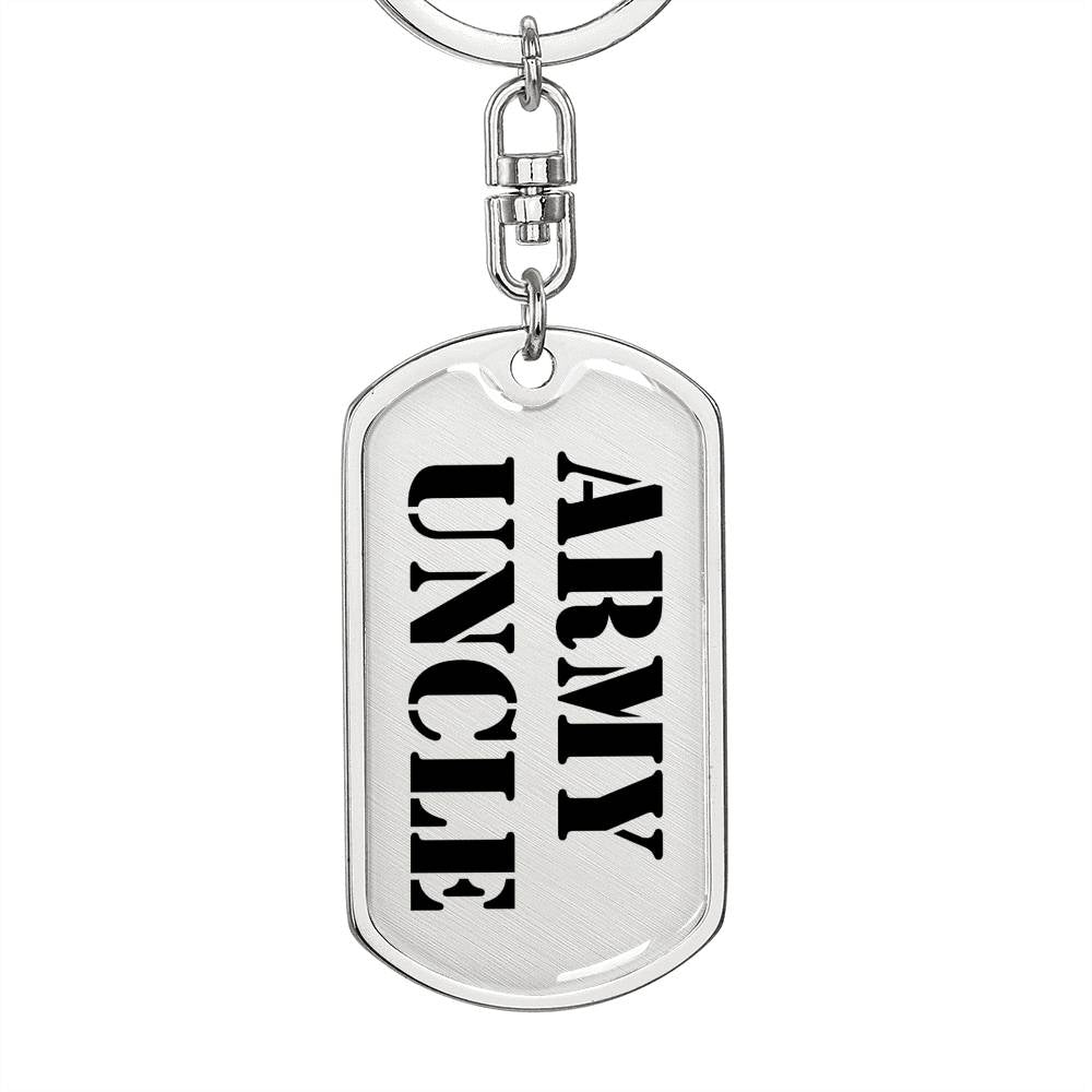 Army Uncle - Luxury Dog Tag Keychain