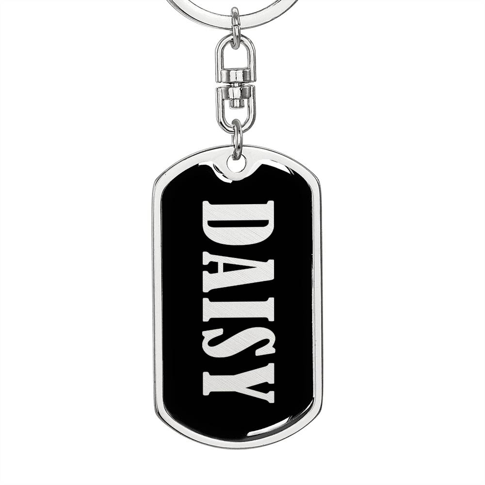 Daisy v02 - Luxury Dog Tag Keychain