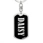 Daisy v02 - Luxury Dog Tag Keychain