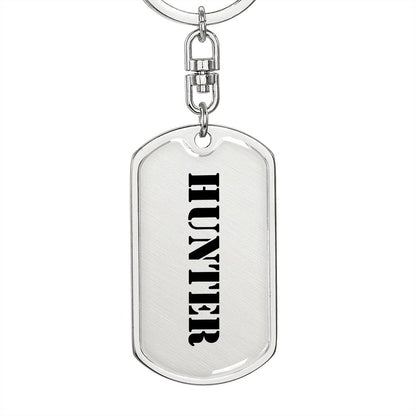 Hunter - Luxury Dog Tag Keychain