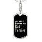 Rat Terrier v2 - Luxury Dog Tag Keychain