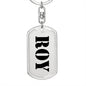 Roy - Luxury Dog Tag Keychain