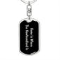 Newfoundland's Home v2 - Luxury Dog Tag Keychain