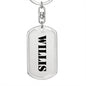 Willis - Luxury Dog Tag Keychain