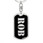 Rob v3 - Luxury Dog Tag Keychain