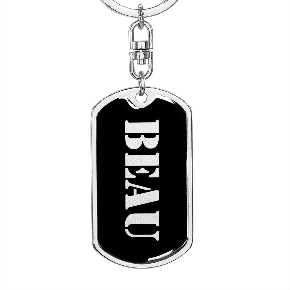 Beau v2 - Luxury Dog Tag Keychain
