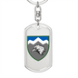 109th Mountain Assault Battalion (Ukraine) - Luxury Dog Tag Keychain