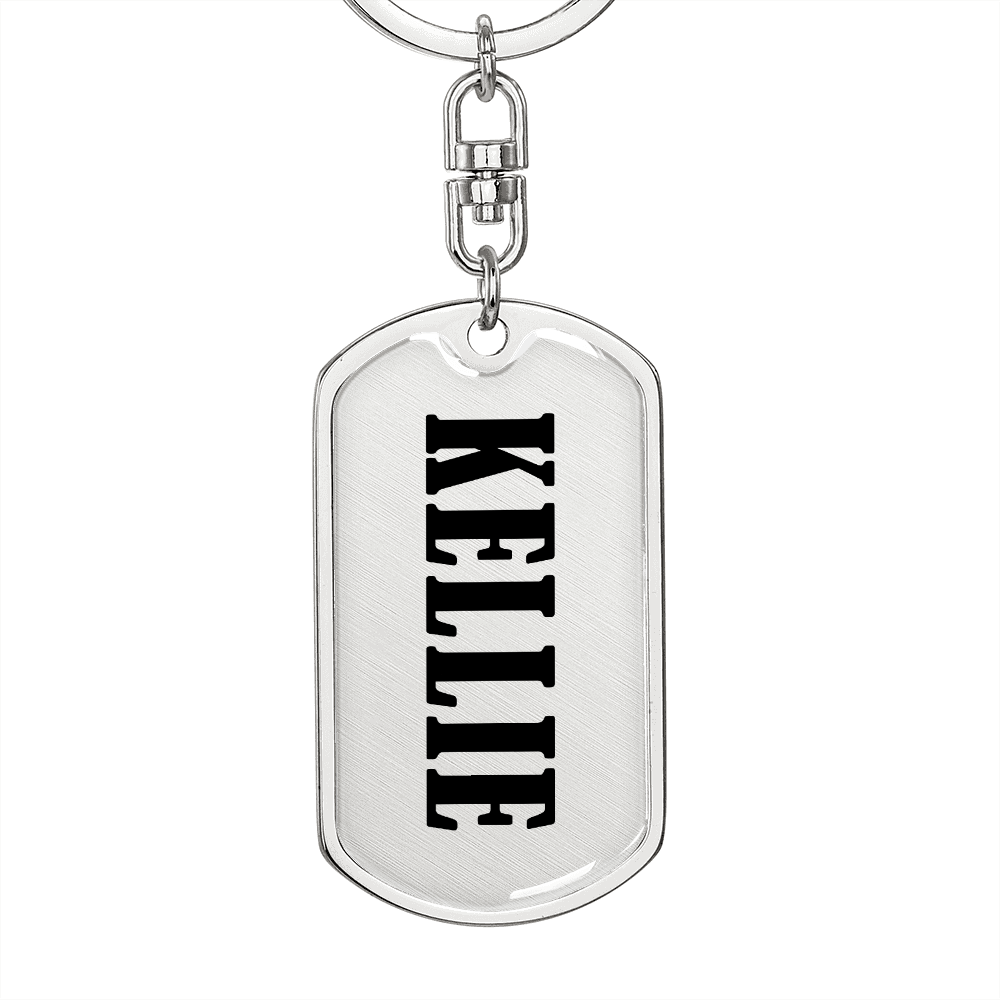 Kellie v01 - Luxury Dog Tag Keychain