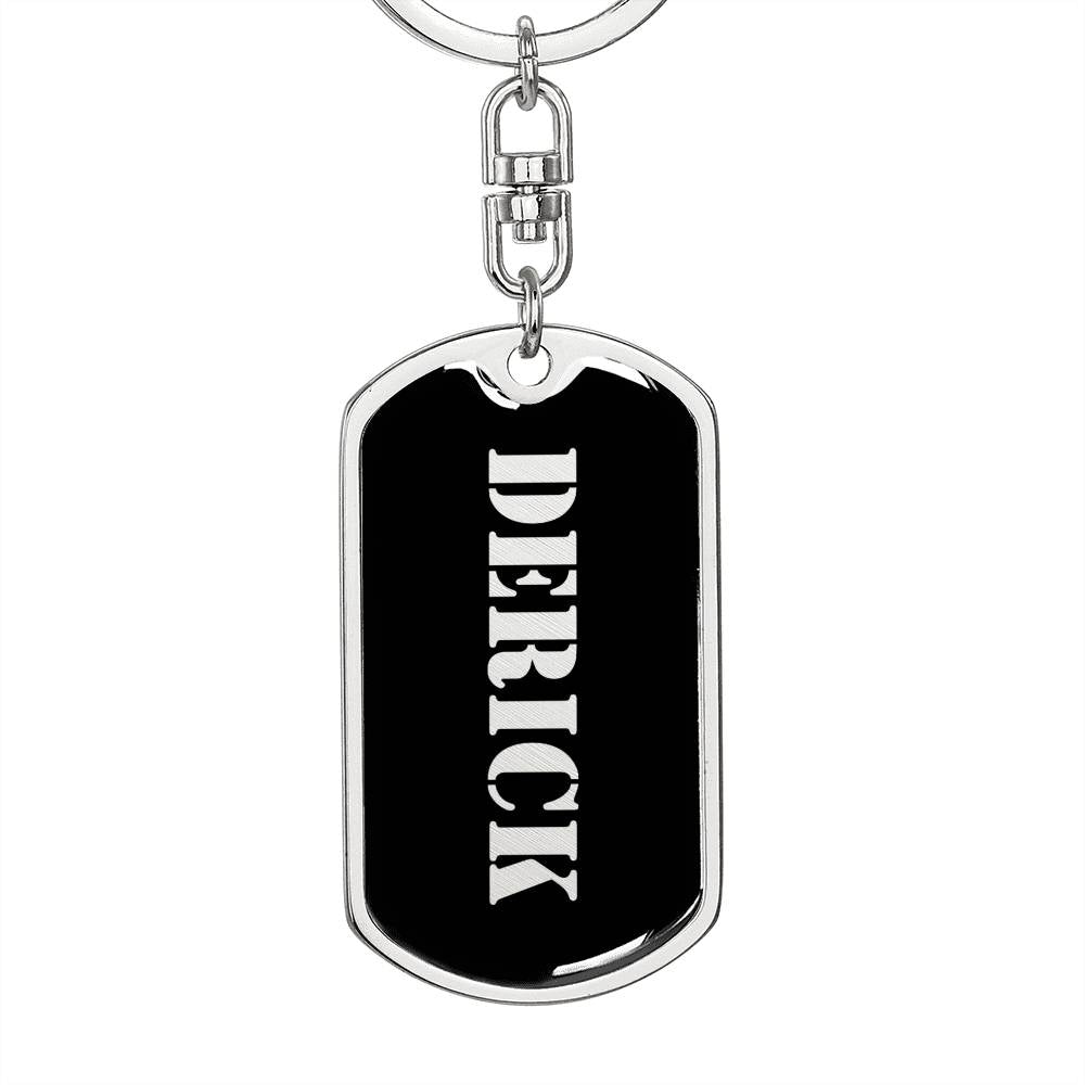 Derick v3 - Luxury Dog Tag Keychain