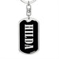 Hilda v02 - Luxury Dog Tag Keychain
