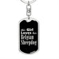 Belgian Sheepdog v2 - Luxury Dog Tag Keychain