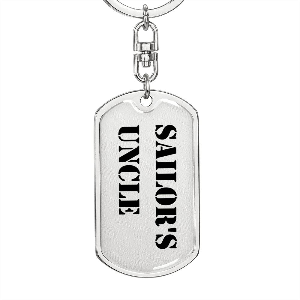 Sailor's Uncle - Luxury Dog Tag Keychain