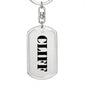 Cliff - Luxury Dog Tag Keychain