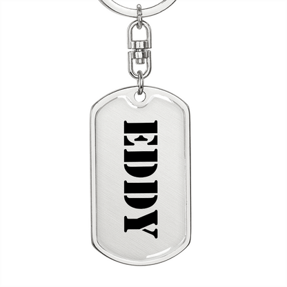 Eddy - Luxury Dog Tag Keychain