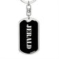 Jerald v3 - Luxury Dog Tag Keychain