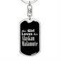 Alaskan Malamute v2 - Luxury Dog Tag Keychain