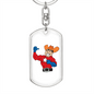 Cowboy - Luxury Dog Tag Keychain