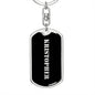 Kristopher v3 - Luxury Dog Tag Keychain