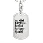 English Springer Spaniel - Luxury Dog Tag Keychain