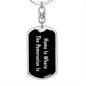 Pomeranian's Home v2 - Luxury Dog Tag Keychain