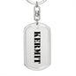 Kermit - Luxury Dog Tag Keychain