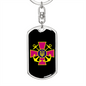 Ukrainian Naval Forces - Luxury Dog Tag Keychain