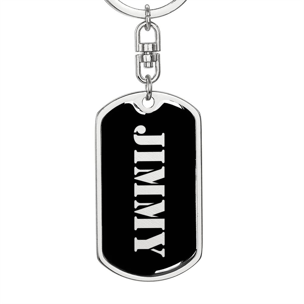 Jimmy v3 - Luxury Dog Tag Keychain