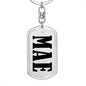 Mae v01 - Luxury Dog Tag Keychain