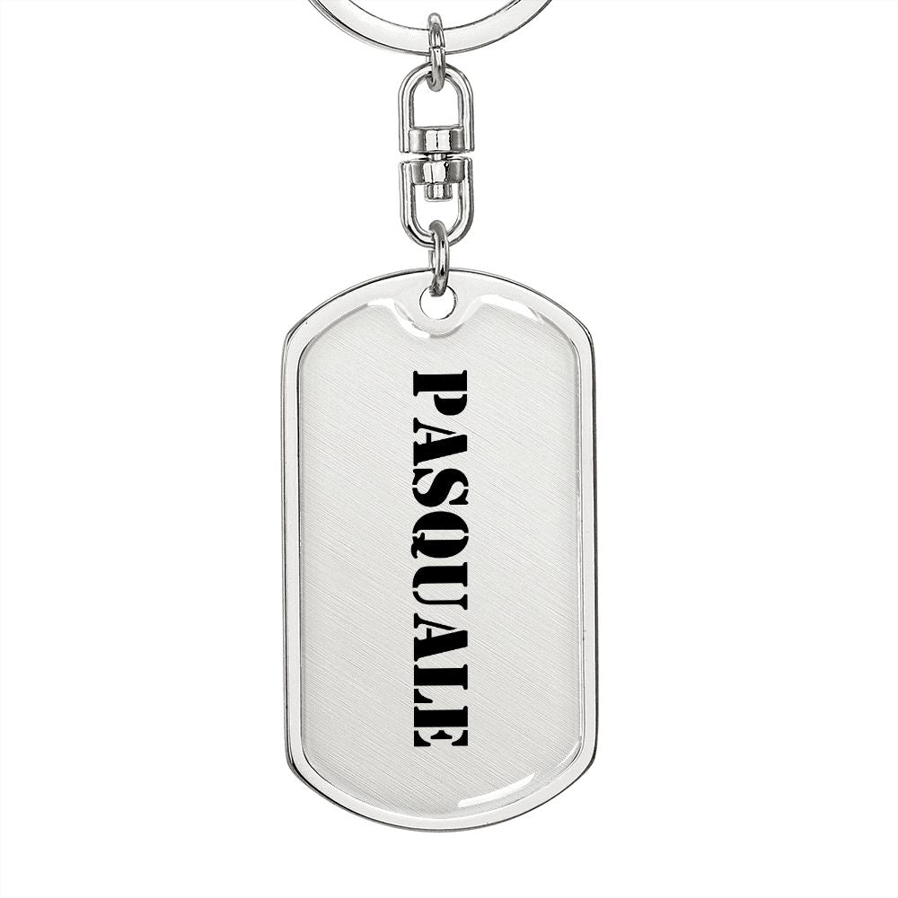 Pasquale - Luxury Dog Tag Keychain