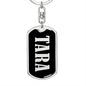 Tara v02 - Luxury Dog Tag Keychain
