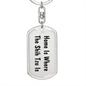Shih Tzu's Home - Luxury Dog Tag Keychain
