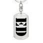 Ed - Luxury Dog Tag Keychain